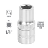 OEMTOOLS 22224 1/4 Inch Drive 6 Pt. Socket (1/4 Inch) Additional Image 1