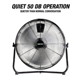 OEMTOOLS 34889 20 Inch High Velocity Floor Fan Additional Image 4