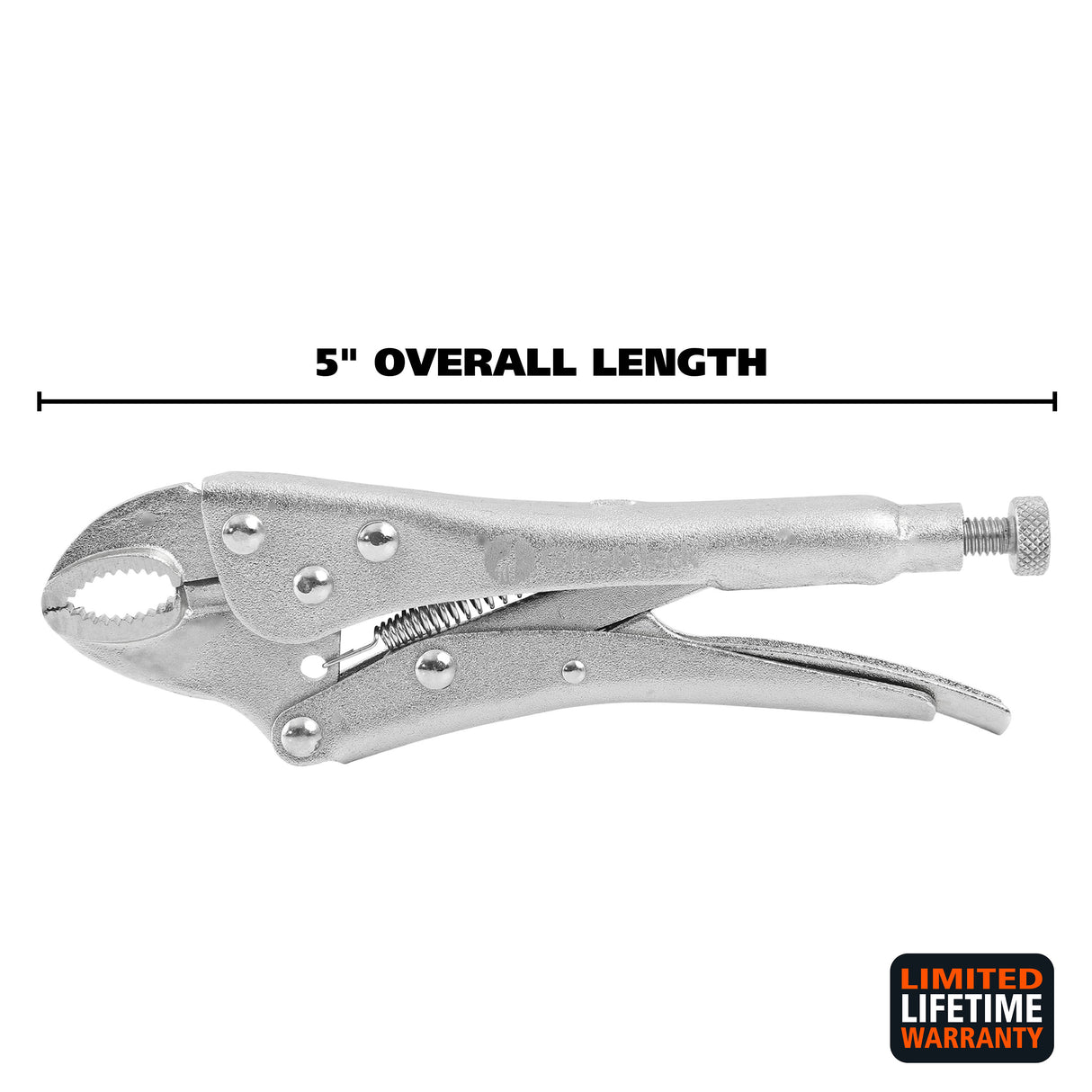 GreatNeck S5P Curved Jaw Locking Pliers (5 Inch) Additional Image 1