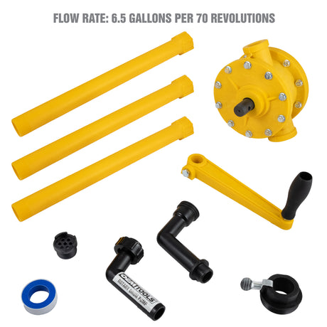 OEMTOOLS 24470 Polypropylene Rotary Drum Pump Additional Image 4