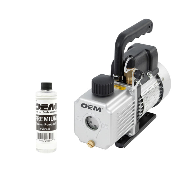 OEMTOOLS 24500 1.8 CFM Single Stage Vacuum Pump Main Image