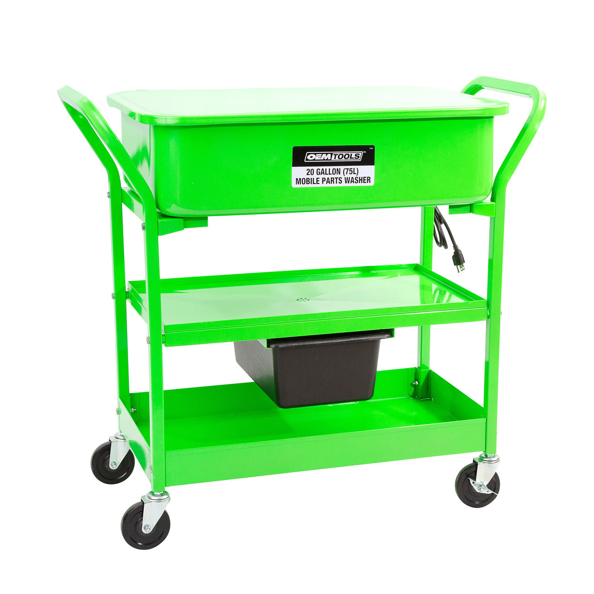 OEMTOOLS 24805 20 Gallon Mobile Parts Washer Additional Image 1