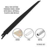 OEMTOOLS 26530 10-Piece Reciprocating Saw Blades Additional Image 3