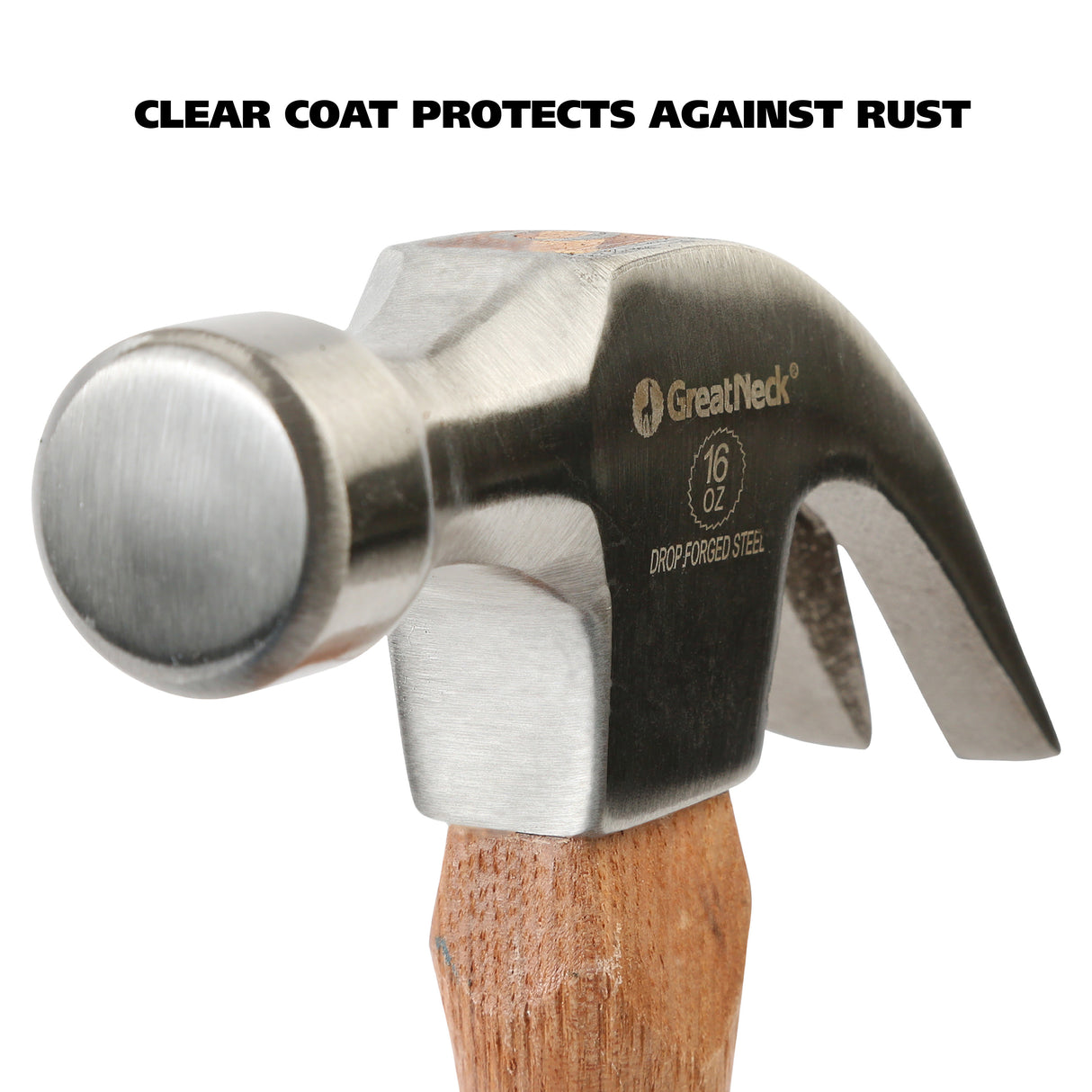 GreatNeck W16C Curved Claw Hammer (16 Oz.) with Hickory Handle Additional Image 3