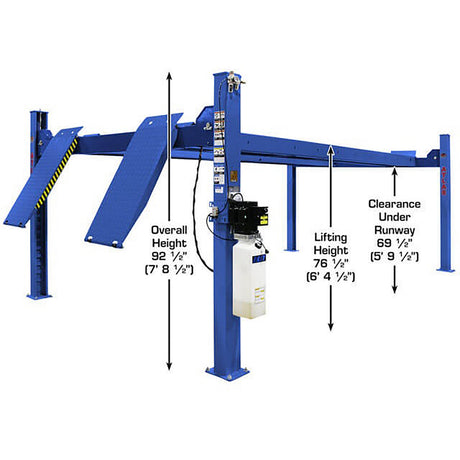 Atlas Equipment Platinum PVL14 14,000 Lb. 4-Post Lift Additional Image 7