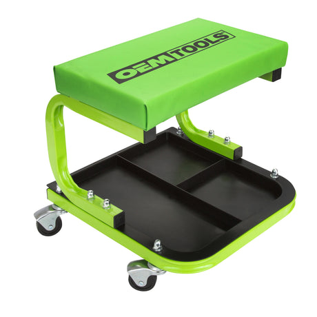 OEMTOOLS 24948 Cushioned Creeper Seat with Tool Tray Main Image