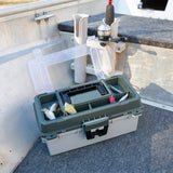 Sheffield 12670 13in. Tackle Box - Green/Gray Additional Image 7