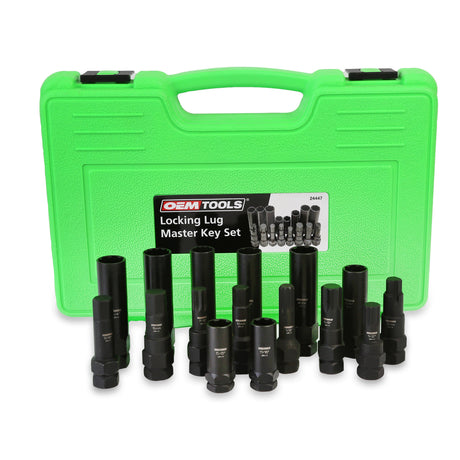 OEMTOOLS 24447 16 Piece Locking Lug Master Key Set Main Image