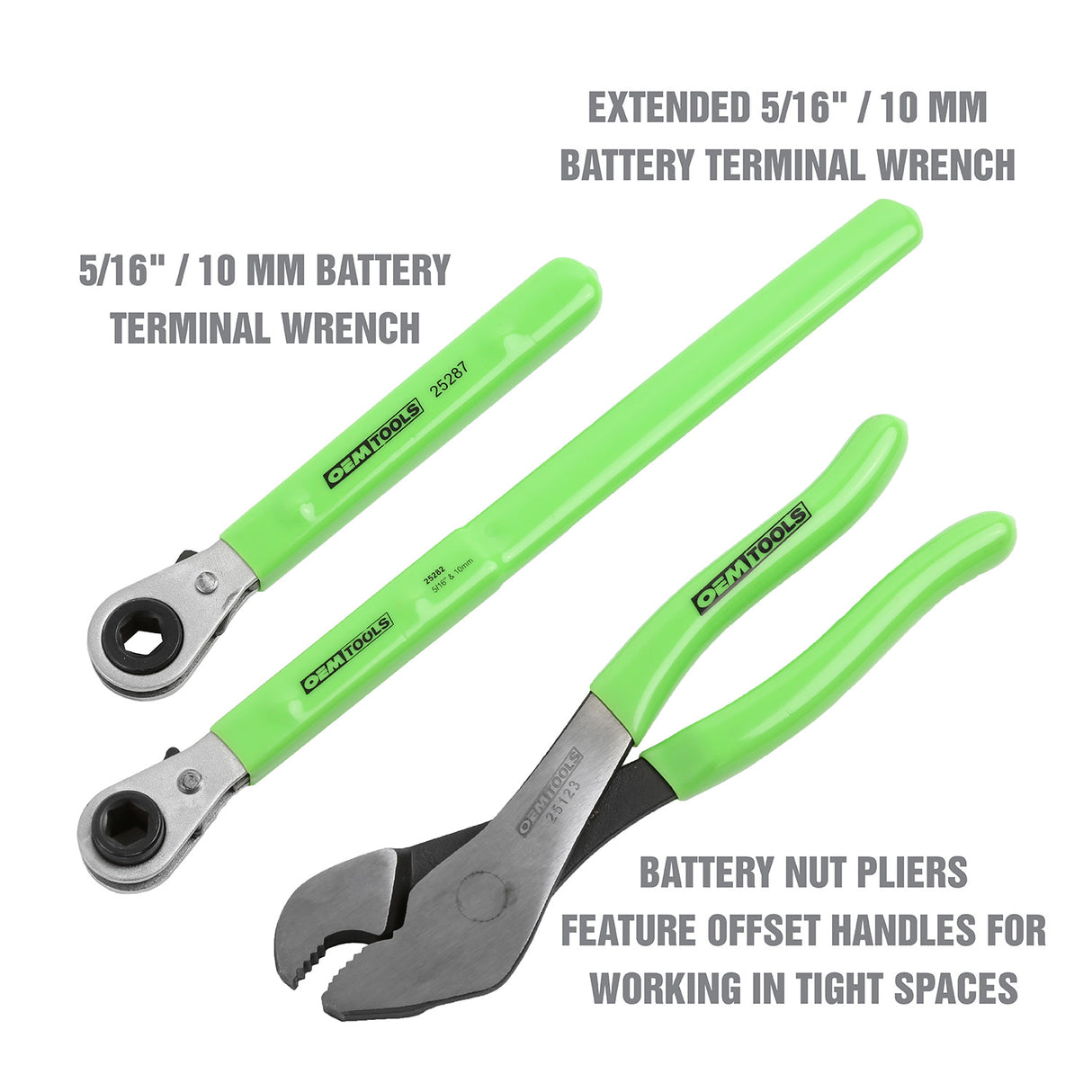 OEMTOOLS 25110 Battery Service Kit - 6 Piece Additional Image 1