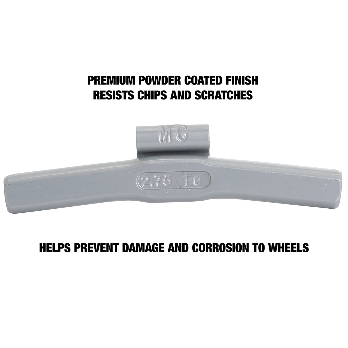 OEMTOOLS 23262 2.75 oz. MC Style Steel Wheel Weight - 1 Box of 25 Additional Image 3