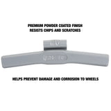 OEMTOOLS 23262 2.75 oz. MC Style Steel Wheel Weight - 1 Box of 25 Additional Image 3
