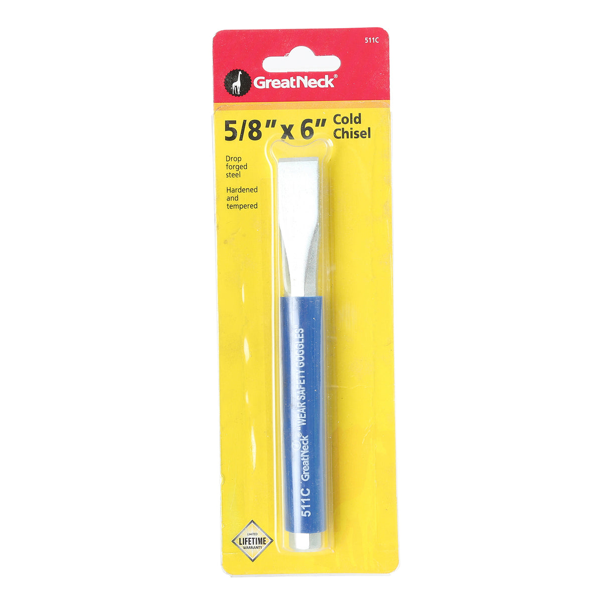 GreatNeck 511C Cold Chisel (6 Inch x 5/8 Inch) Additional Image 4