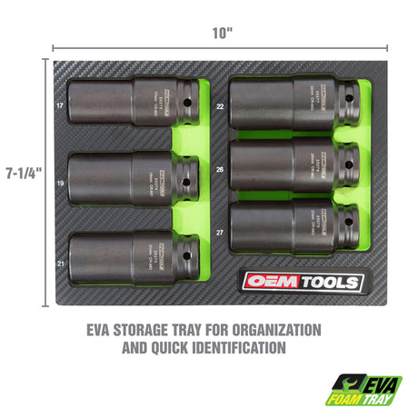 OEMTOOLS 25276 6 Piece Crank Bolt Socket Set Additional Image 2