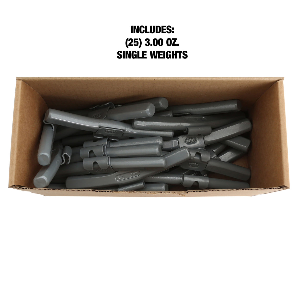 OEMTOOLS 23259 3.0 Oz. P Style Steel Wheel Weight - 1 Box of 25 Additional Image 4