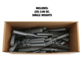 OEMTOOLS 23259 3.0 Oz. P Style Steel Wheel Weight - 1 Box of 25 Additional Image 4