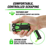 OEMTOOLS 26502 Folding Safety Scraper W/ 5 Plastic + 5 Steel Blades Additional Image 5