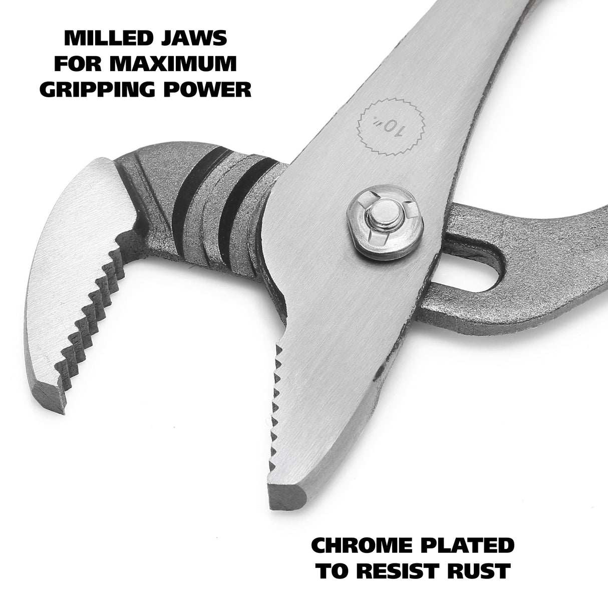 GreatNeck 19900 Groove Joint Pliers (10 Inch) Additional Image 2