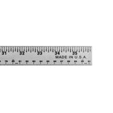 Mayes 10193 EasyMark™ 36 Inch Aluminum Yardstick (1-1/8 Inch Wide) Additional Image 2