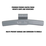OEMTOOLS 23297 50 gm. IW Style Steel Wheel Weight- 1 Box of 25 Additional Image 3
