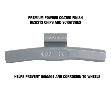OEMTOOLS 23297 50 gm. IW Style Steel Wheel Weight- 1 Box of 25 Additional Image 3
