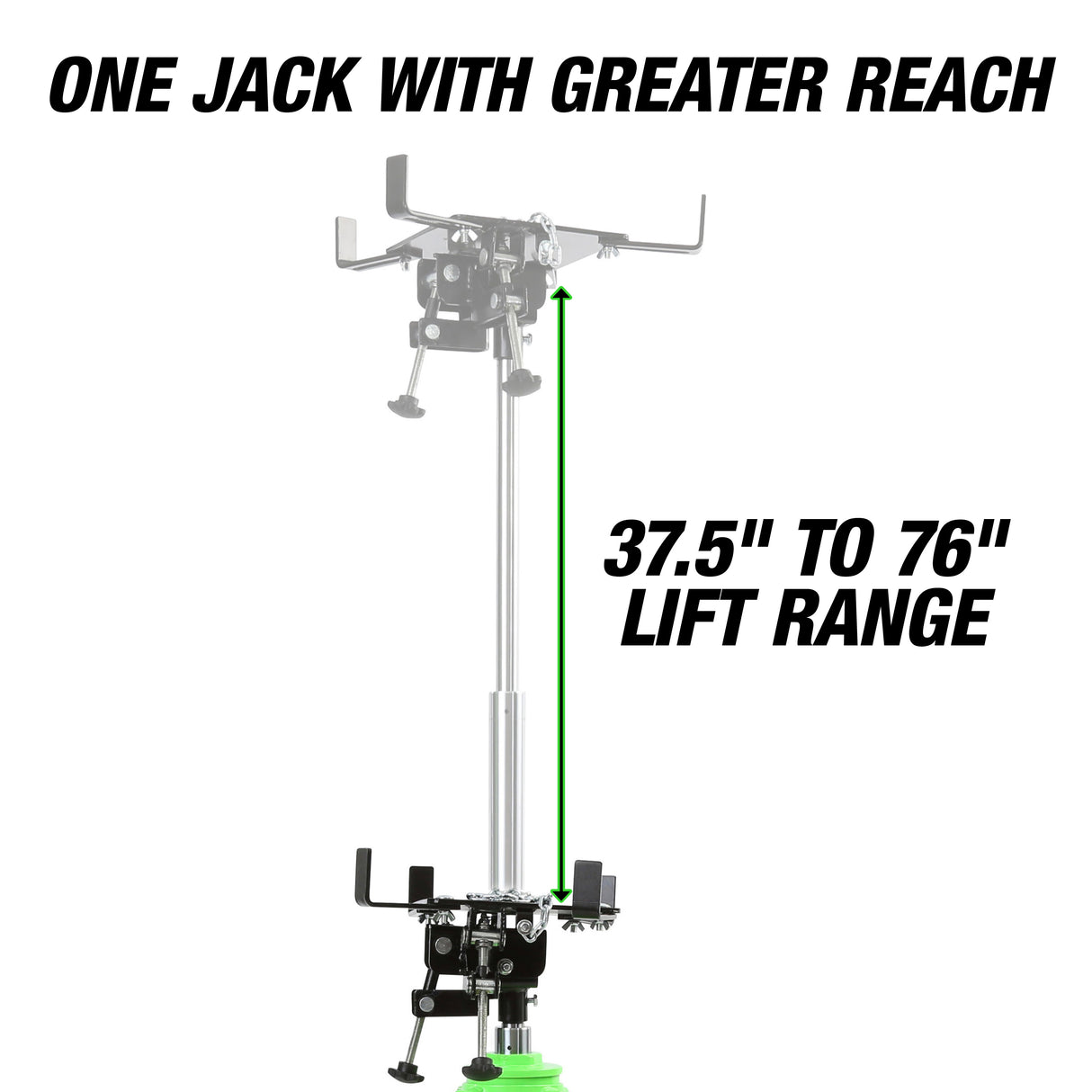 OEMTOOLS 26842 1 Ton 2 Stage Telescoping Transmission Jack Additional Image 4