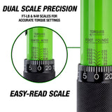 OEMTOOLS 25695 1/2in. Drive Torque Wrench (25-250 Ft/Lb.) Additional Image 3