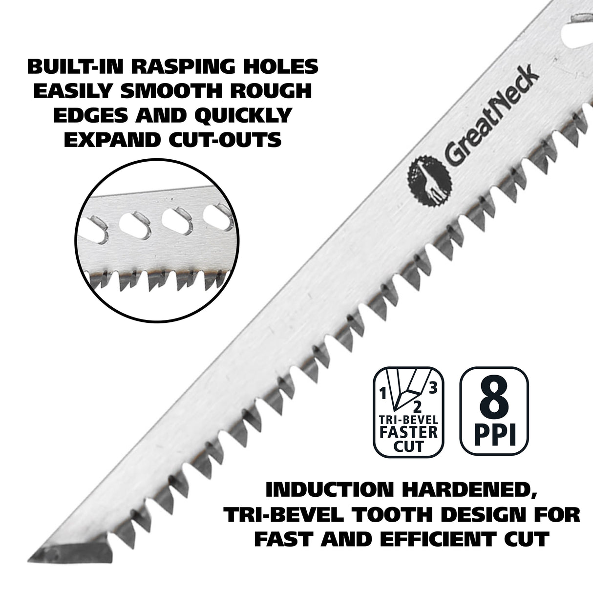 GreatNeck 74027 Rasping Jab Saw and Sheath Additional Image 3