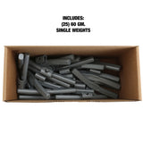 OEMTOOLS 23310 60 gm. IW Style Steel Wheel Weight - 1 Box of 25 Additional Image 4