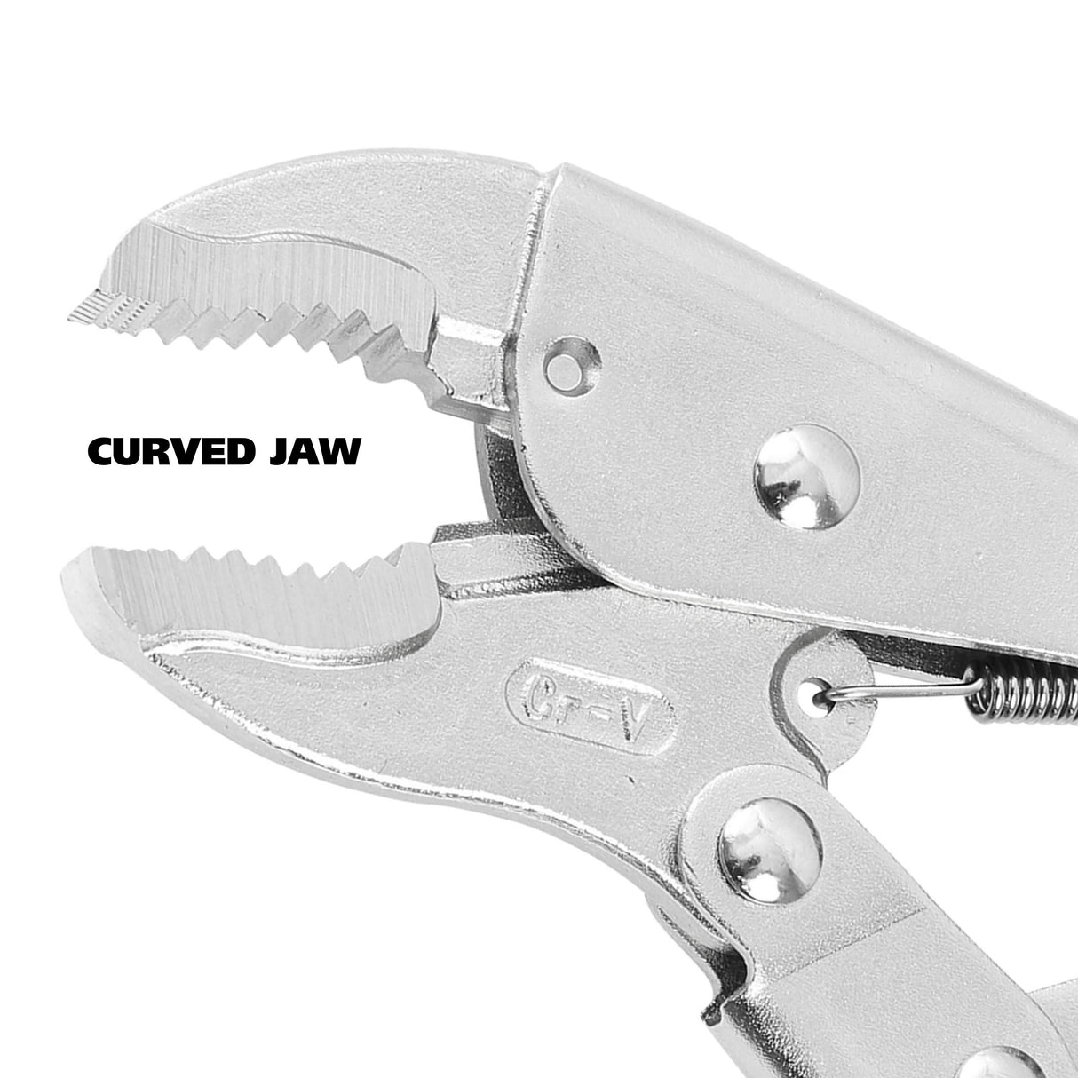 GreatNeck LP7CR 7 Inch Curved Jaw Locking Pliers Additional Image 3