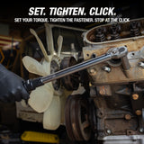 OEMTOOLS 25687 1/2in. Drive Click Style Torque Wrench (25-250 Ft/Lb.) Additional Image 2