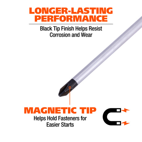 GreatNeck 21830 #2 x 4in. Phillips Screwdriver Additional Image 2