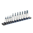 OEMTOOLS 22984 12 Piece Hex Bit Socket Set (SAE) Main Image