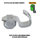 OEMTOOLS 23239 10 gm. FN Style Steel Wheel Weight - 1 Box of 25 Additional Image 2