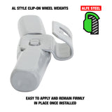 OEMTOOLS 23252 2.25 oz. AL Style Steel Wheel Weigh - 1 Box of 25 Additional Image 2