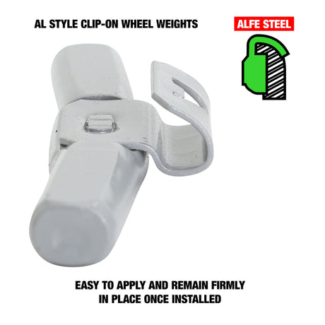 OEMTOOLS 23252 2.25 oz. AL Style Steel Wheel Weigh - 1 Box of 25 Additional Image 2