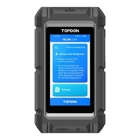 TopDon RLINKLITE J2534 Compliant Passthrough Programming Device Main Image