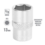 OEMTOOLS 22287 3/8 Inch Drive 6 Pt. Socket (13 mm) Additional Image 1