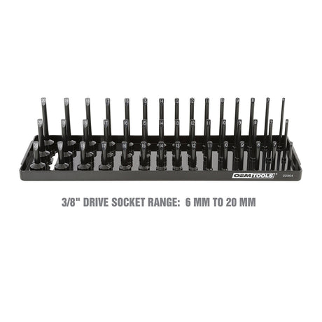 OEMTOOLS 22354 3 Post Socket Tray - 3/8in. Drive (Metric) Additional Image 2