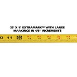 GreatNeck 95005 ExtraMark™ Tape Measure (25 Ft. x 1 Inch) Additional Image 3