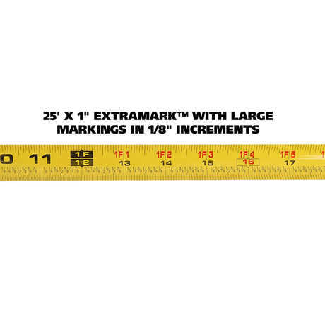 GreatNeck 95005 ExtraMark™ Tape Measure (25 Ft. x 1 Inch) Additional Image 3