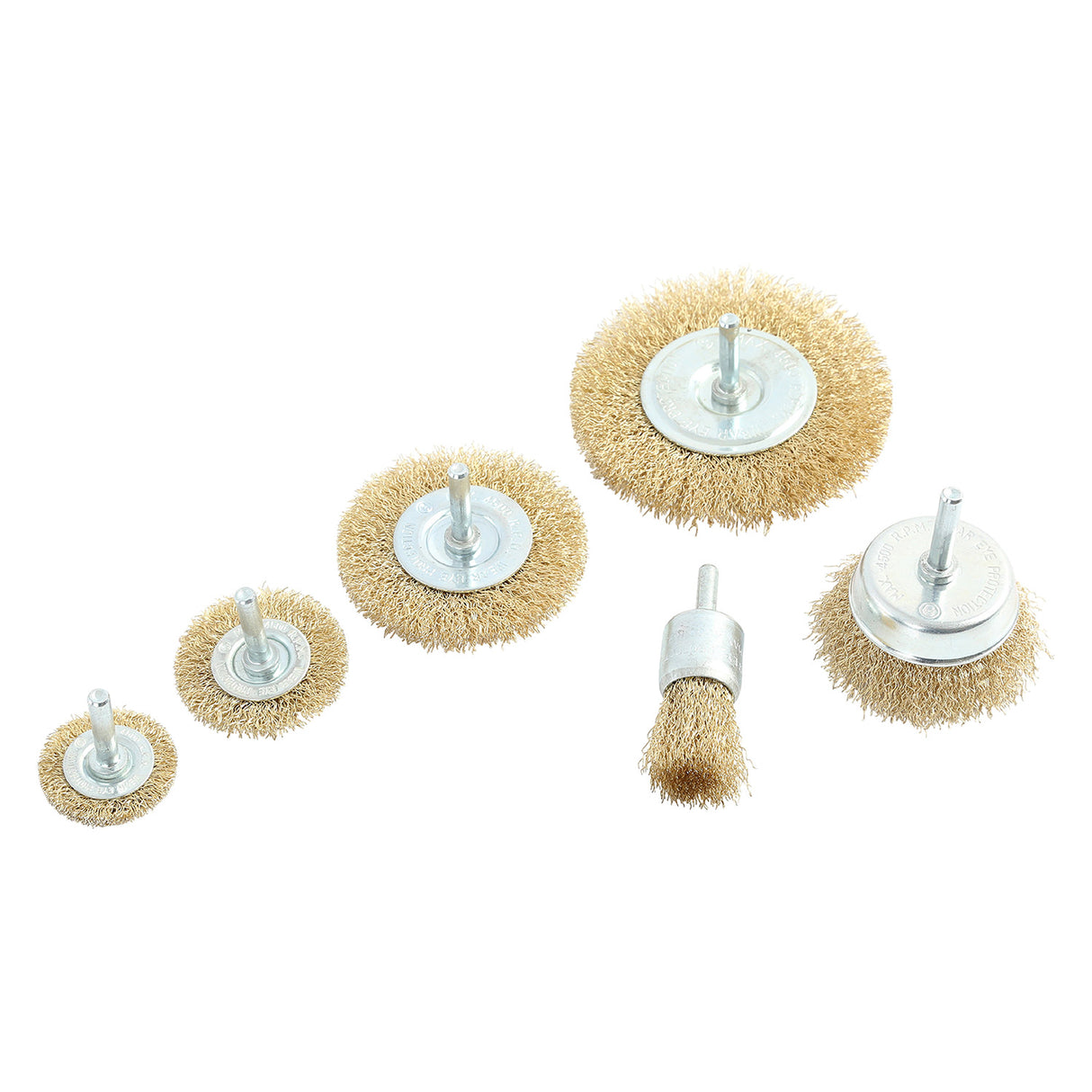 OEMTOOLS 26065 6 Piece Wire Wheel Brush Set Main Image