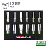 OEMTOOLS 23981 12 Piece 3/8in. Deep Socket Set (Metric) Additional Image 2
