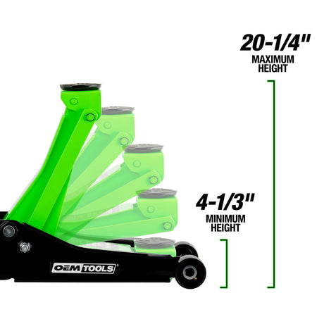 OEMTOOLS 29003 4 Ton Hydraulic Service Jack Additional Image 3