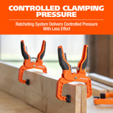 Great Neck 74305 Ratcheting C-Clamp (2in.) Additional Image 5