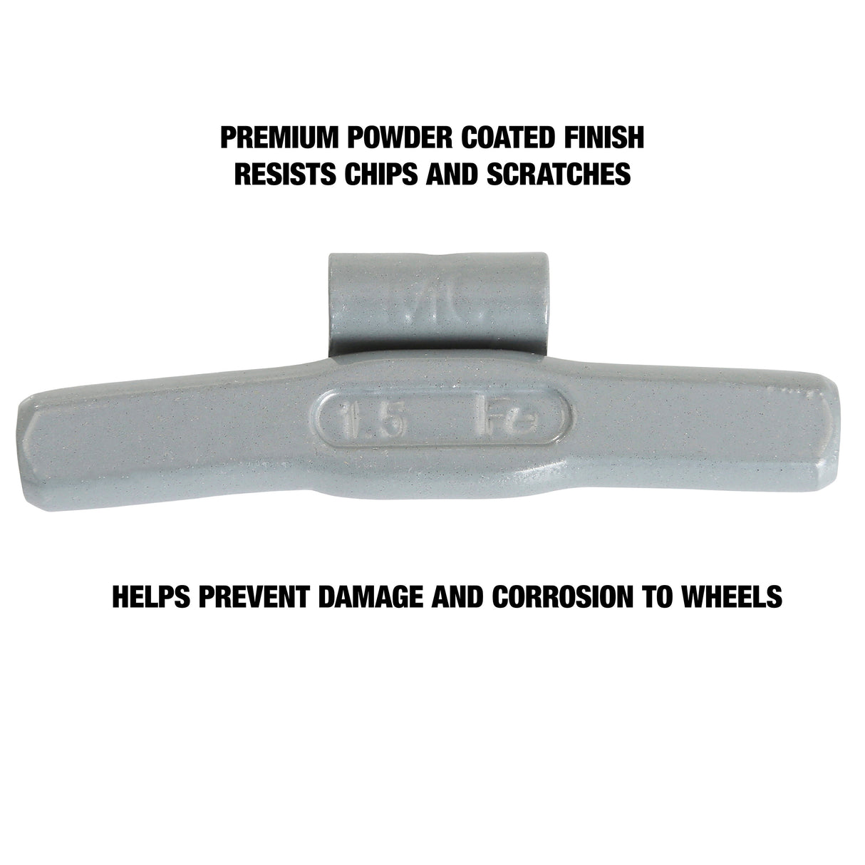 OEMTOOLS 23230 1.50 Oz. MC Style Steel Wheel Weight - 1 Box of 25 Additional Image 3