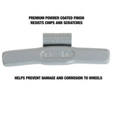 OEMTOOLS 23230 1.50 Oz. MC Style Steel Wheel Weight - 1 Box of 25 Additional Image 3