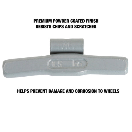 OEMTOOLS 23230 1.50 Oz. MC Style Steel Wheel Weight - 1 Box of 25 Additional Image 3