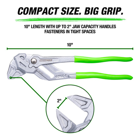 OEMTOOLS 22675 10in. Pliers Wrench Additional Image 1