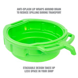 OEMTOOLS 87034 4 Gallon Oil Drain Pan - Green Additional Image 4