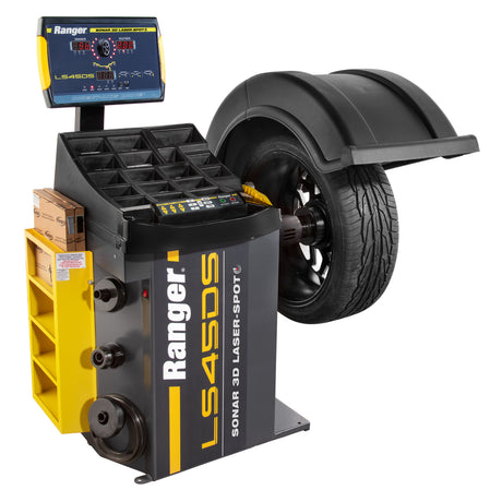 Ranger LS45DS Sonar 3D Laser-Spot Wheel Balancer w/Flange Plate Main Image